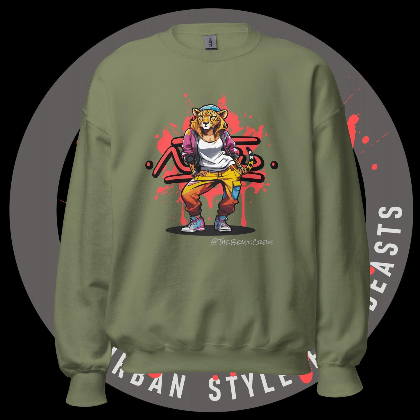 Cheetah Queen Full Color - Unisex Sweatshirt