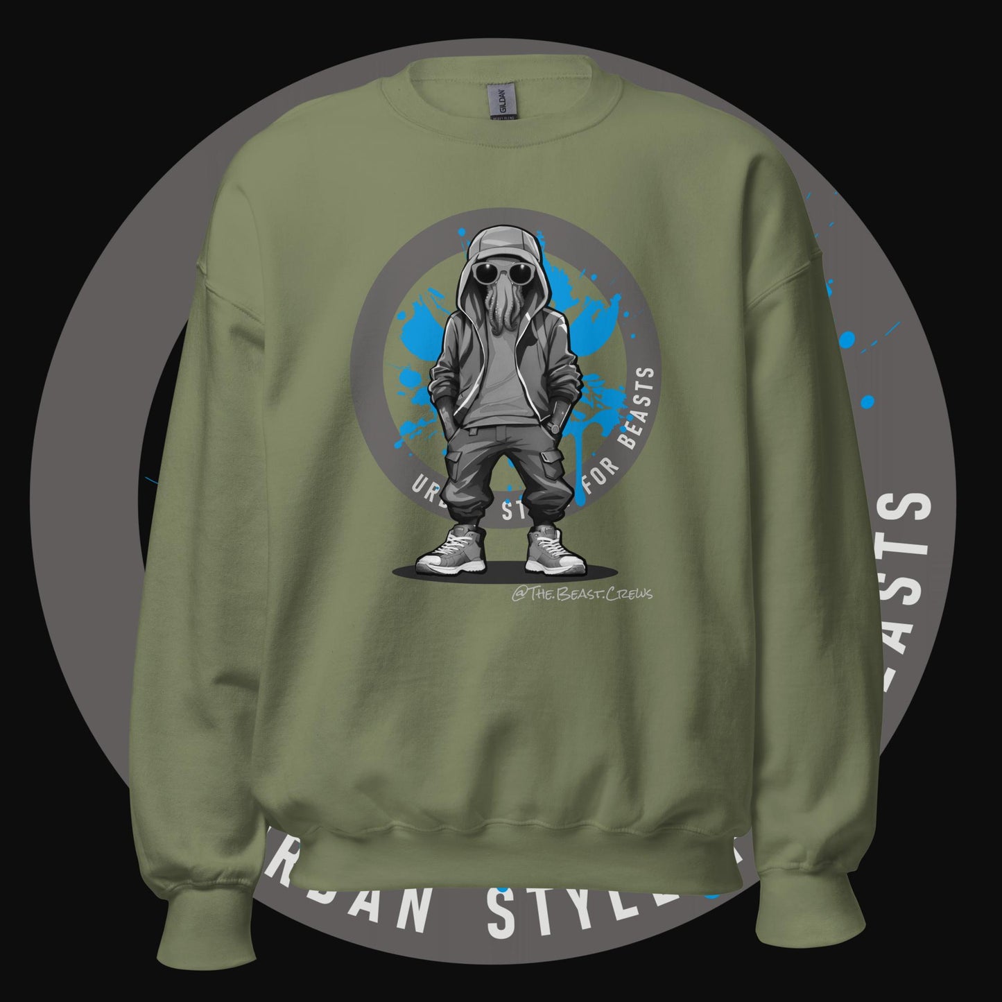 Octopus Grayscale - Unisex Sweatshirt