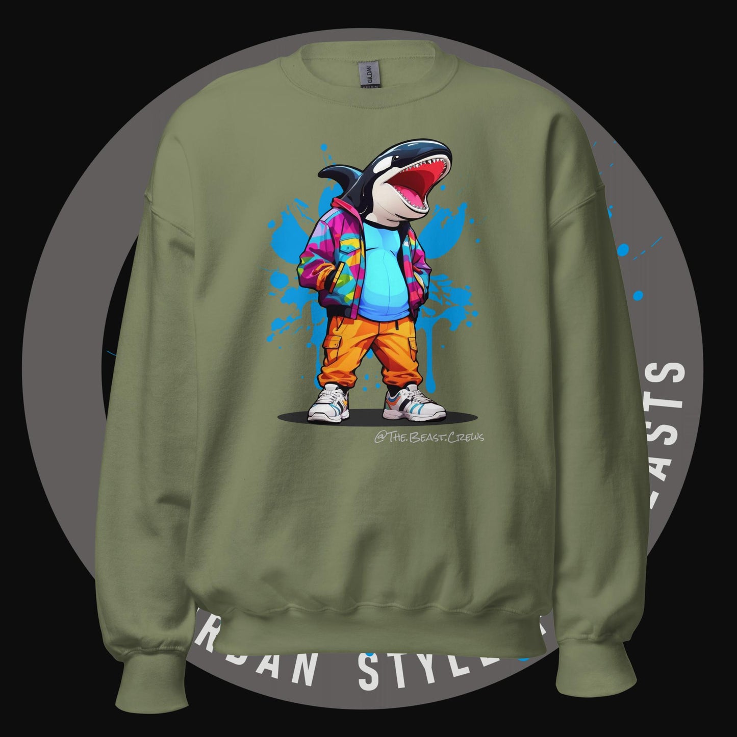 Killer Whale Color - Unisex Sweatshirt