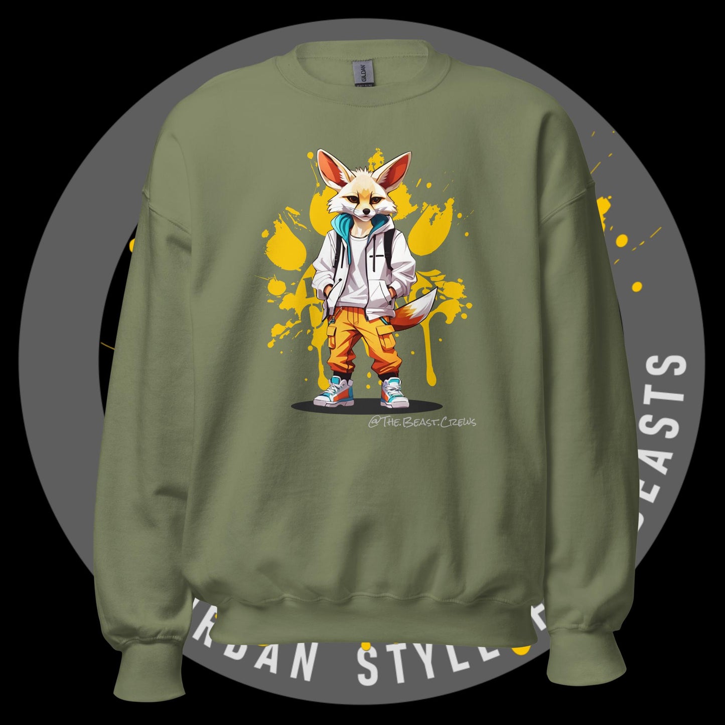 Unisex Sweatshirt - Fenec Fox