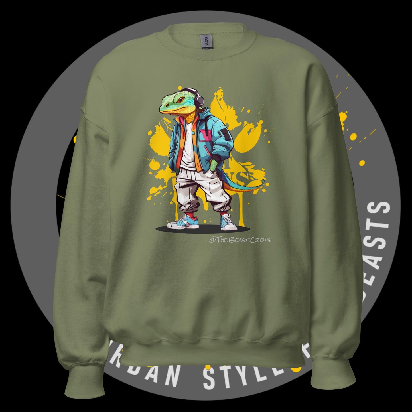 Unisex Sweatshirt - Monitor Lizard