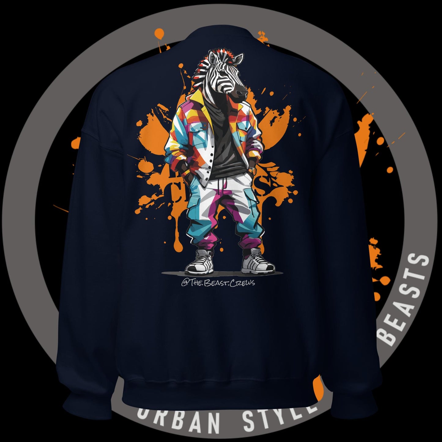 Zebra Full Color - Unisex Sweatshirt