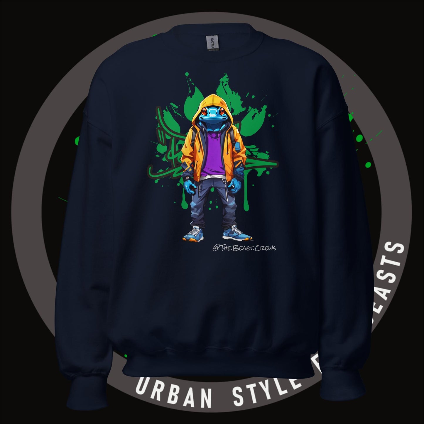 Poison Dart Frog Full Color - Unisex Sweatshirt