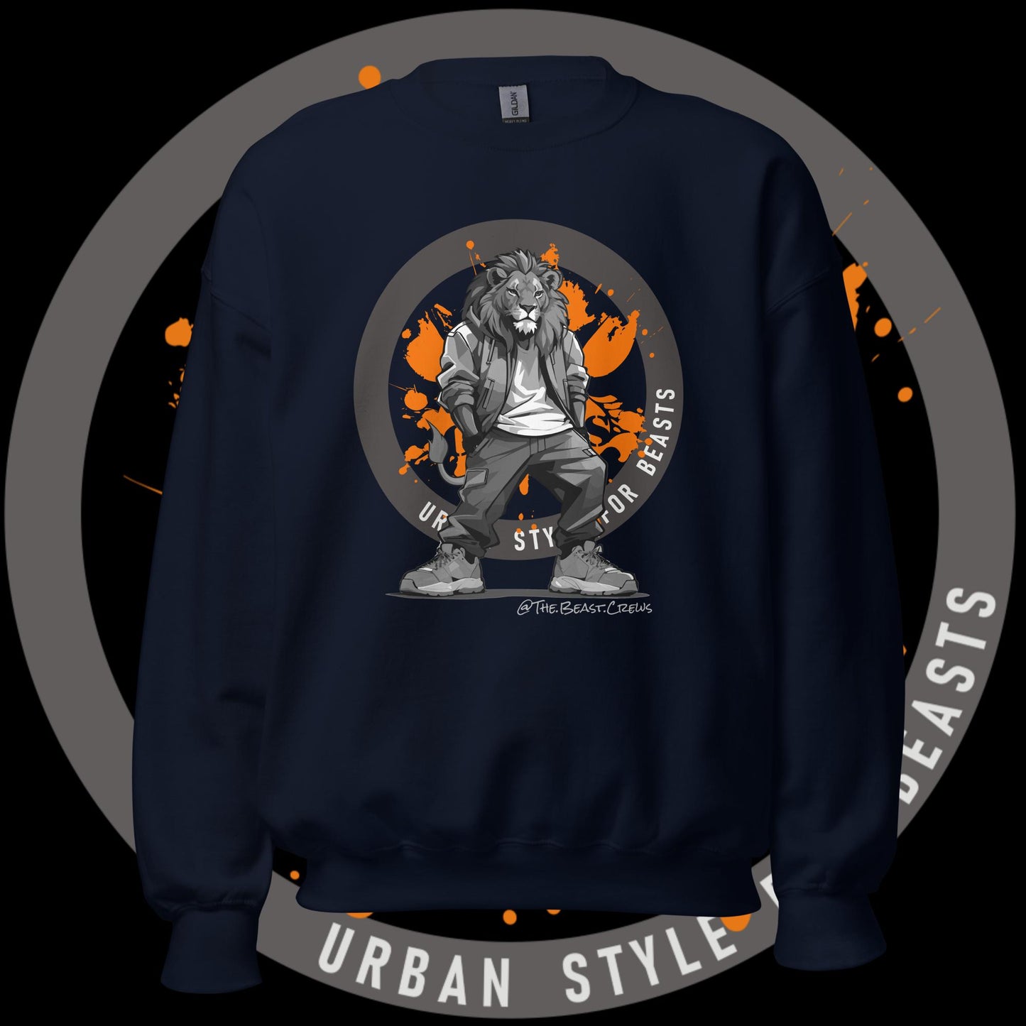 Lion Grayscale - Unisex Sweatshirt