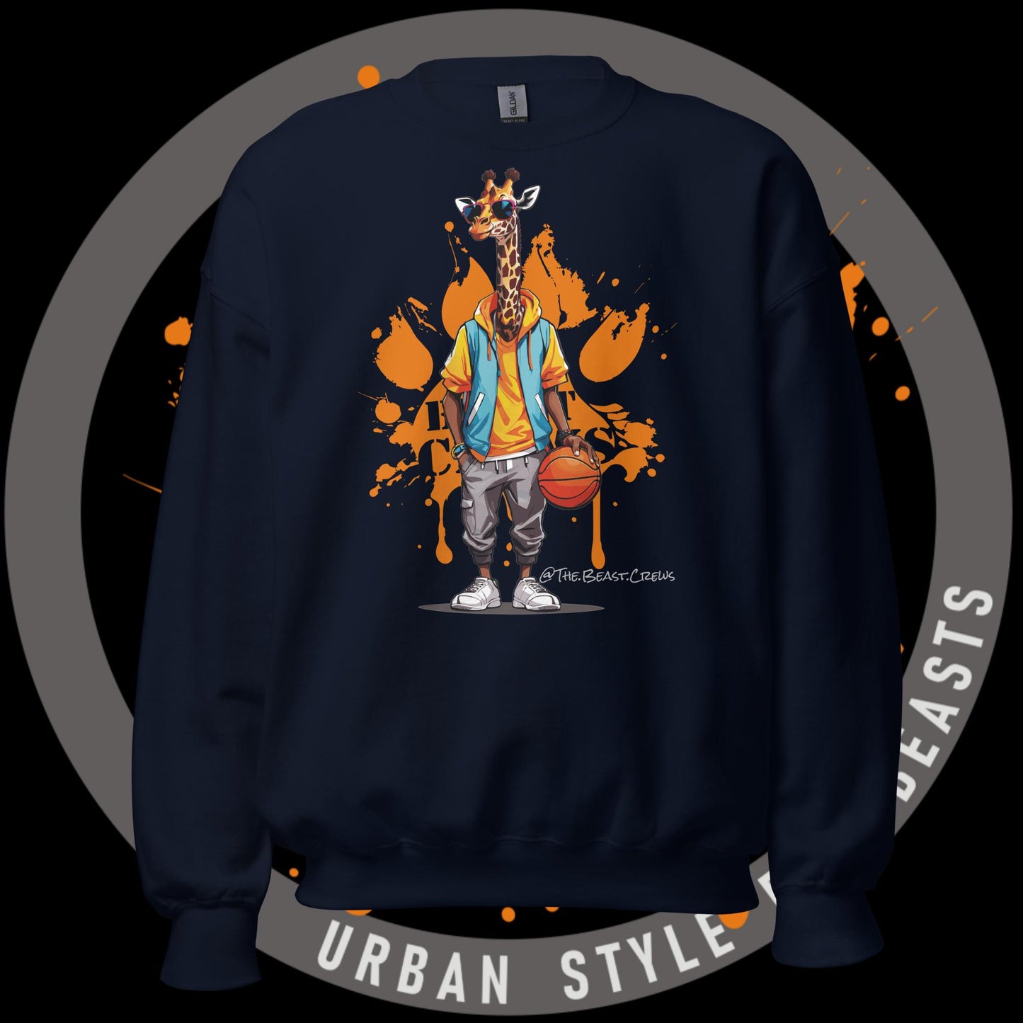 Giraffe Color - Unisex Sweatshirt