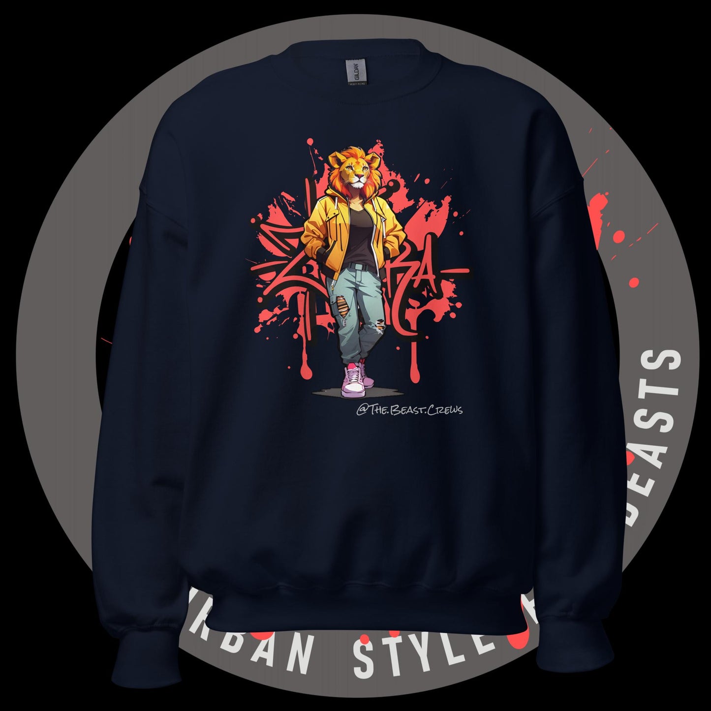 Liones Queen Full Color - Unisex Sweatshirt