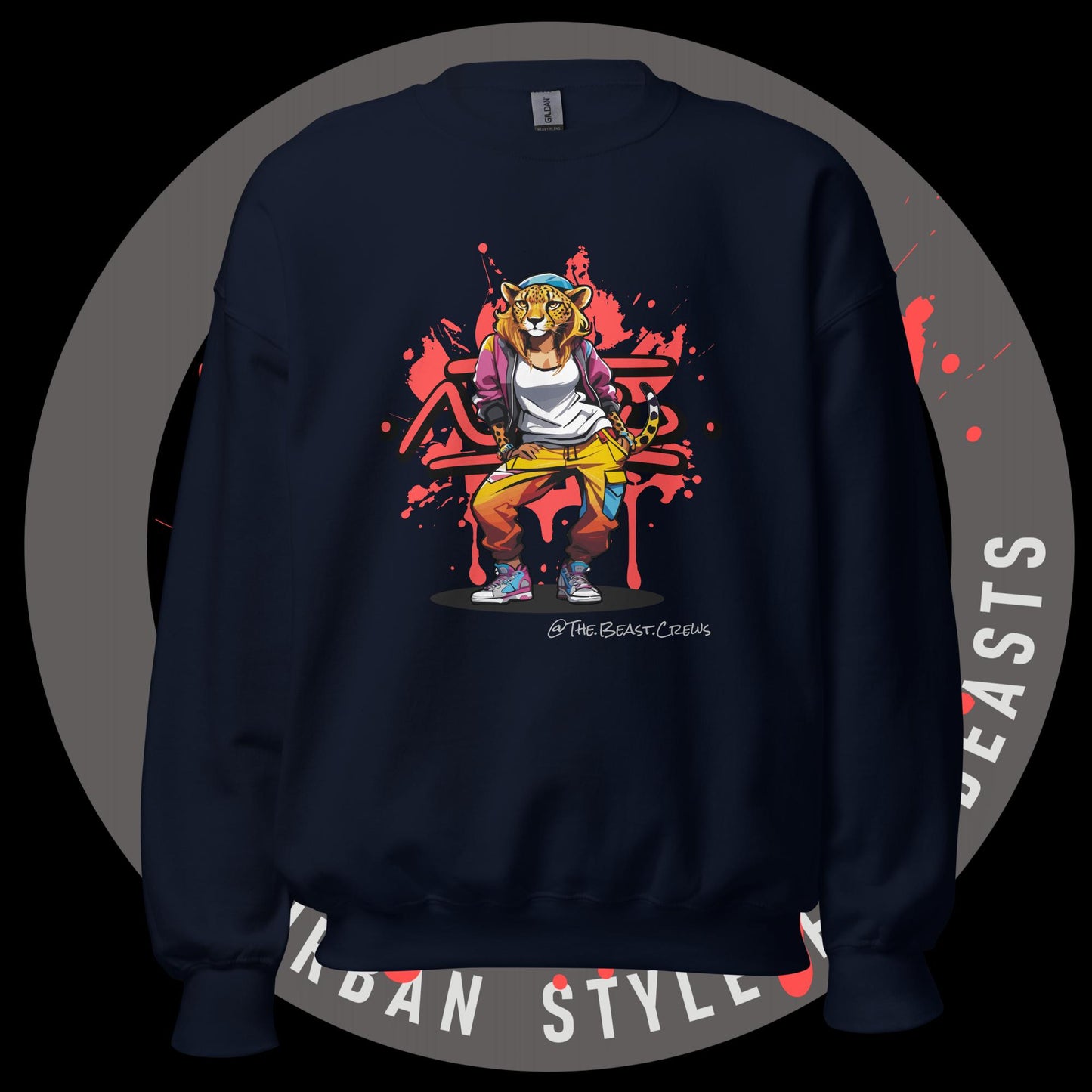 Cheetah Queen Full Color - Unisex Sweatshirt