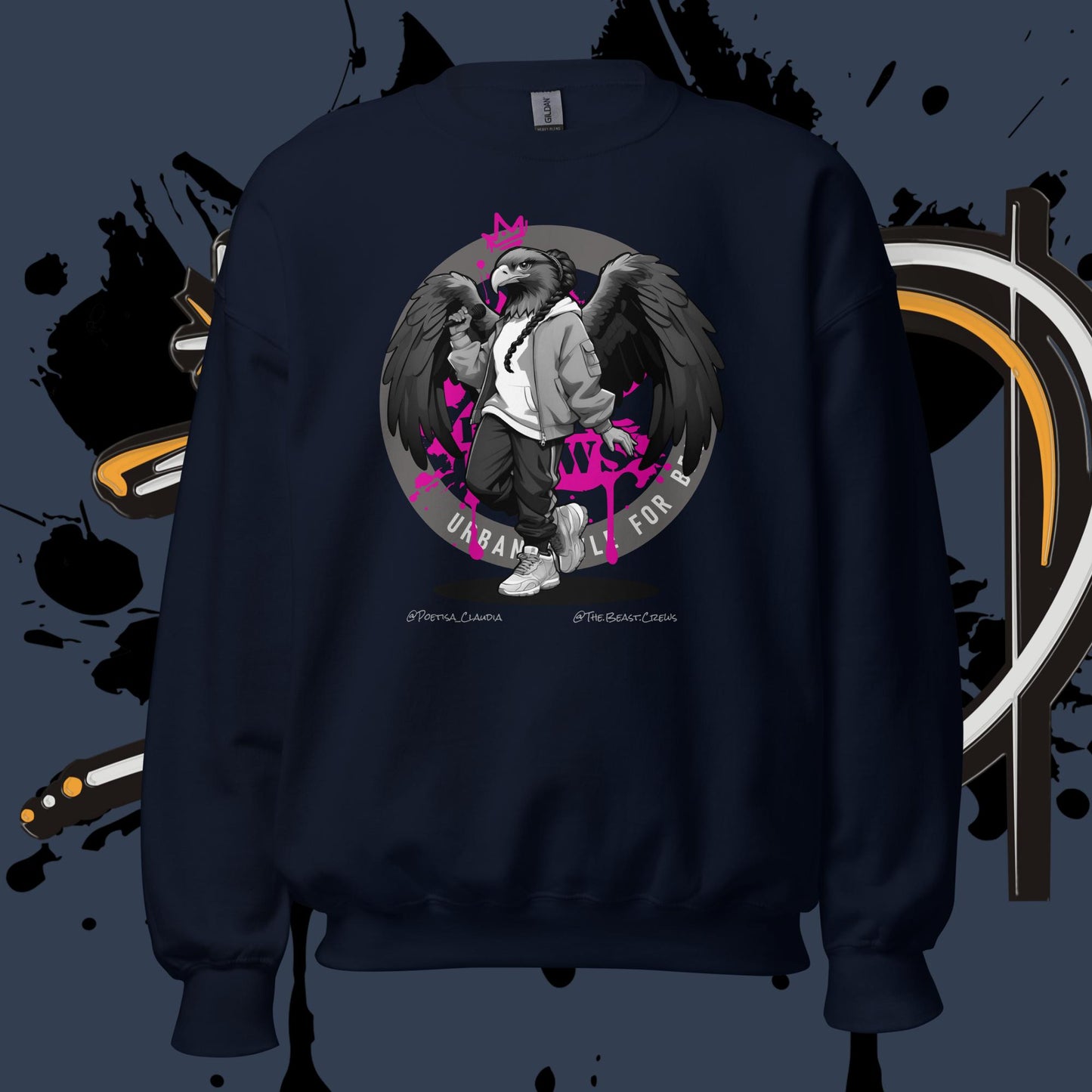Poetisa Grayscale - Unisex Sweatshirt