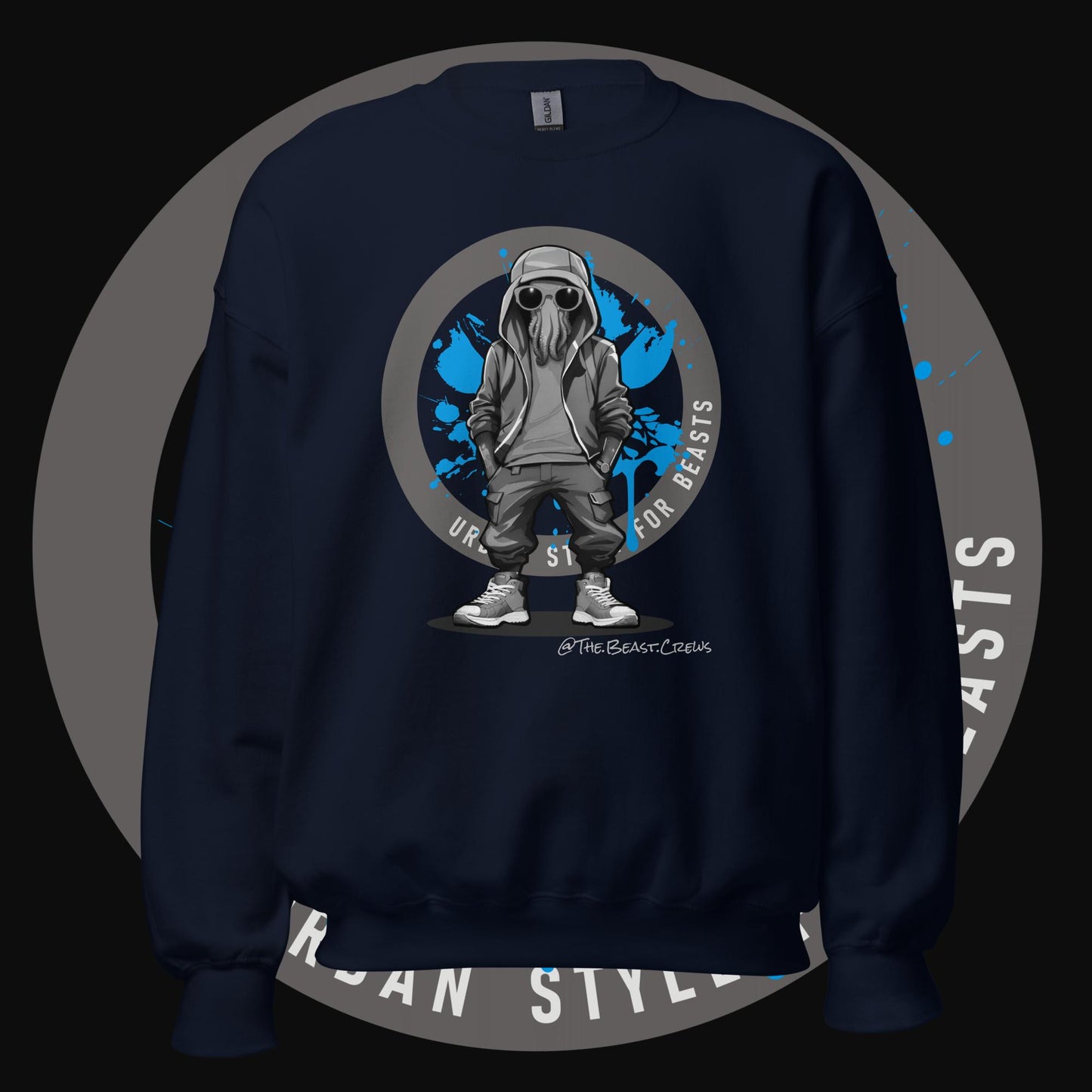 Octopus Grayscale - Unisex Sweatshirt