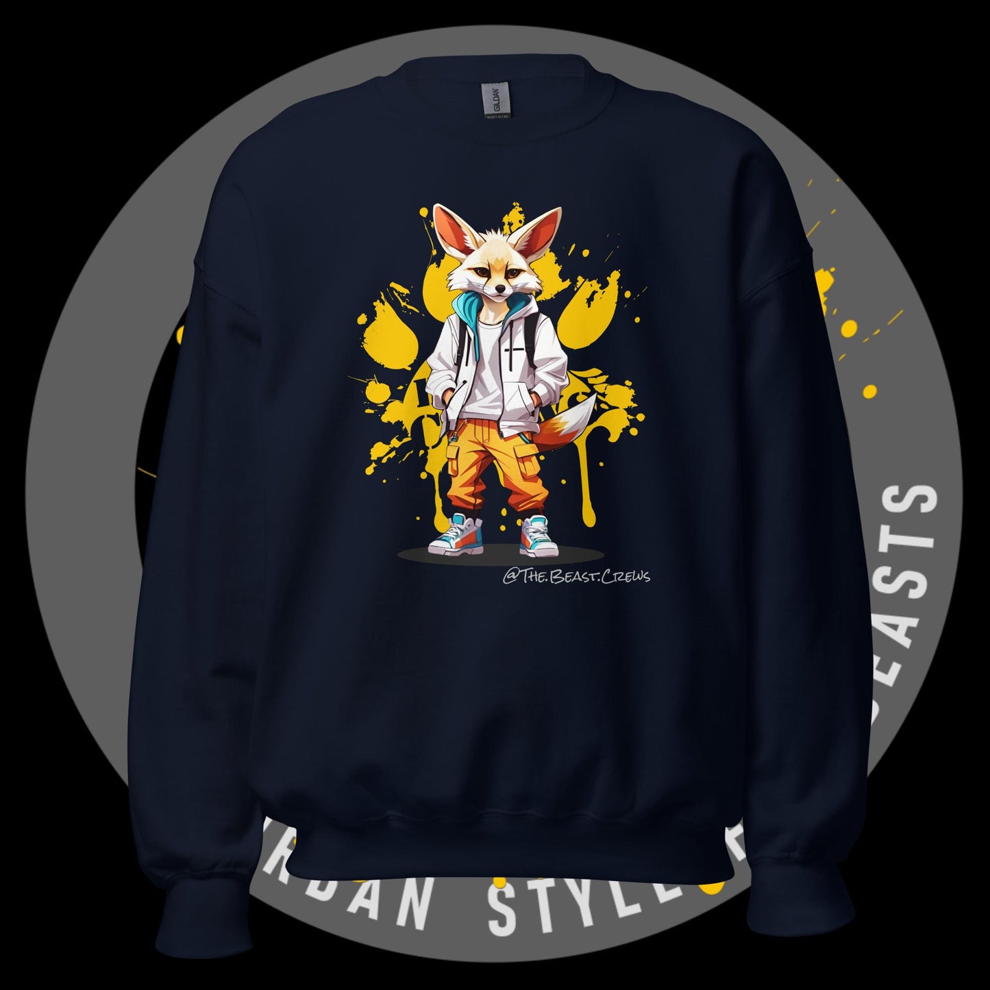 Unisex Sweatshirt - Fenec Fox