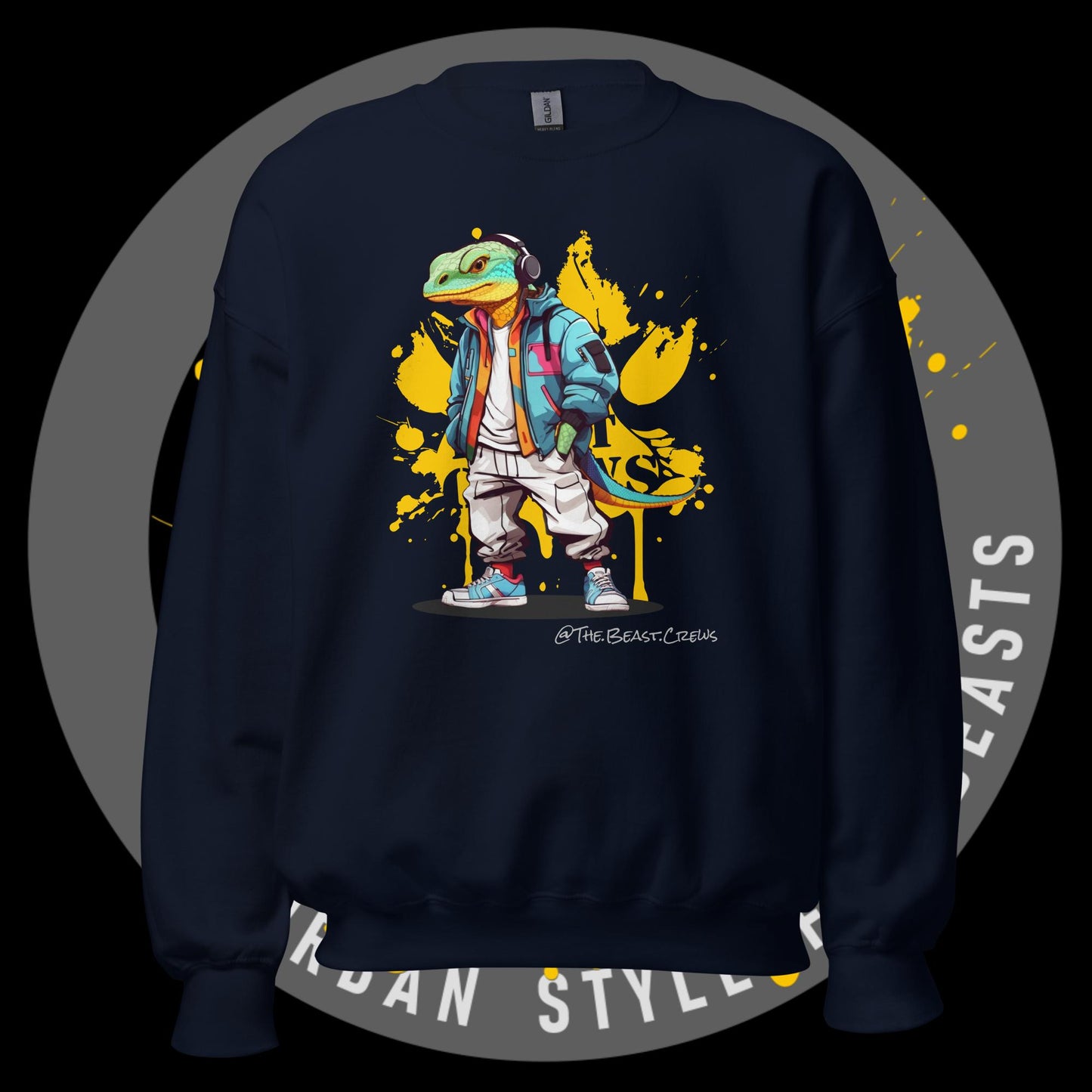Unisex Sweatshirt - Monitor Lizard