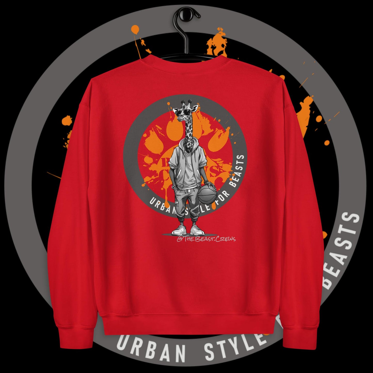 Giraffe One Color - Unisex Sweatshirt