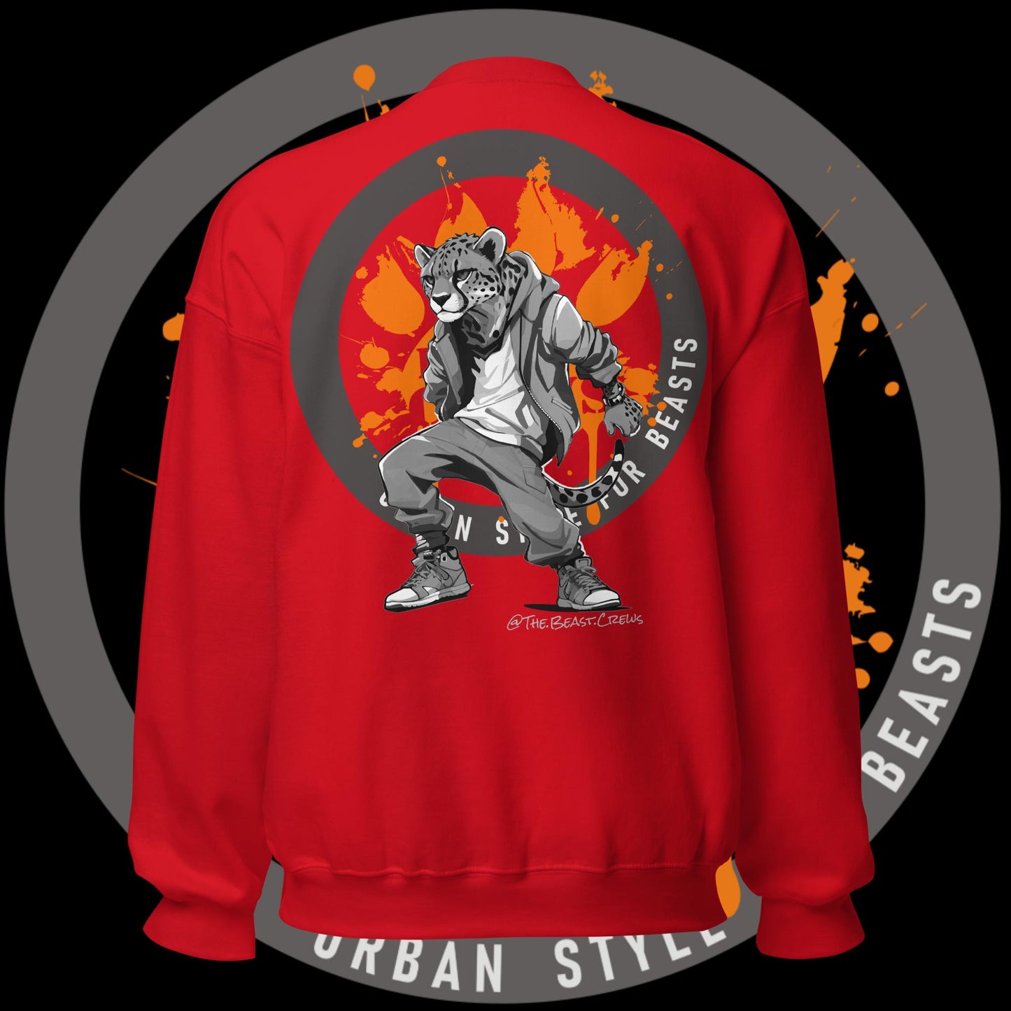 Cheetah Grayscale - Unisex Sweatshirt