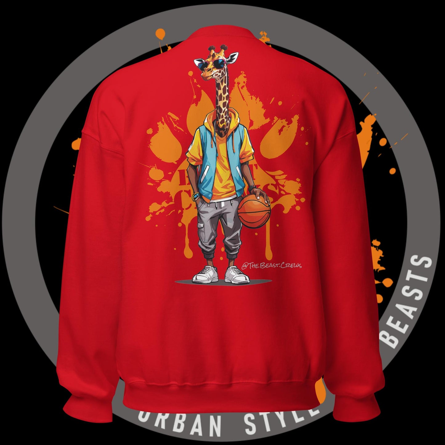 Giraffe Full Color - Unisex Sweatshirt