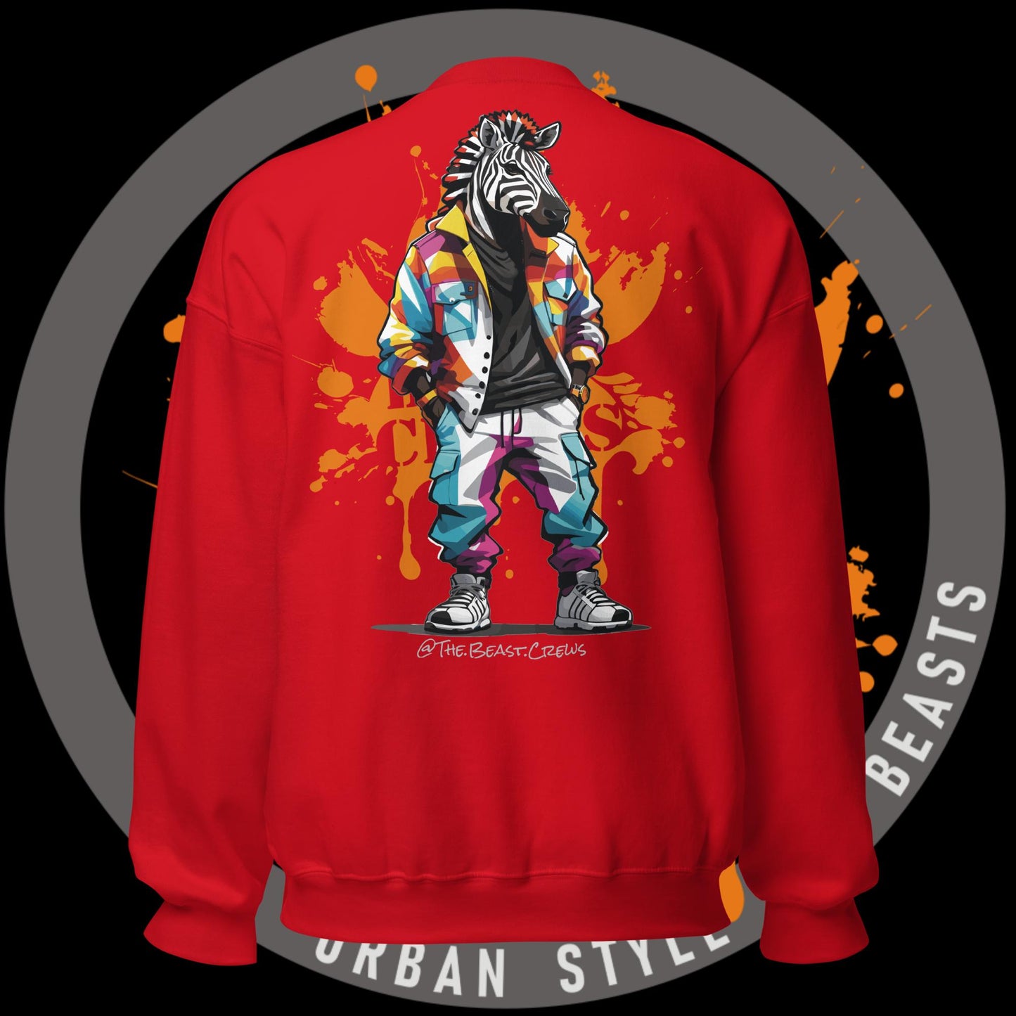 Zebra Full Color - Unisex Sweatshirt