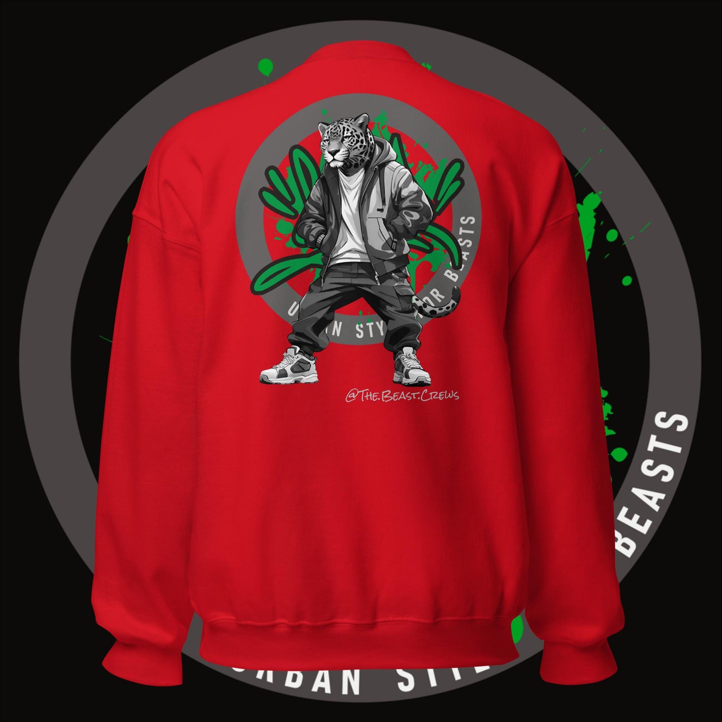 Jaguar Grayscale - Unisex Sweatshirt