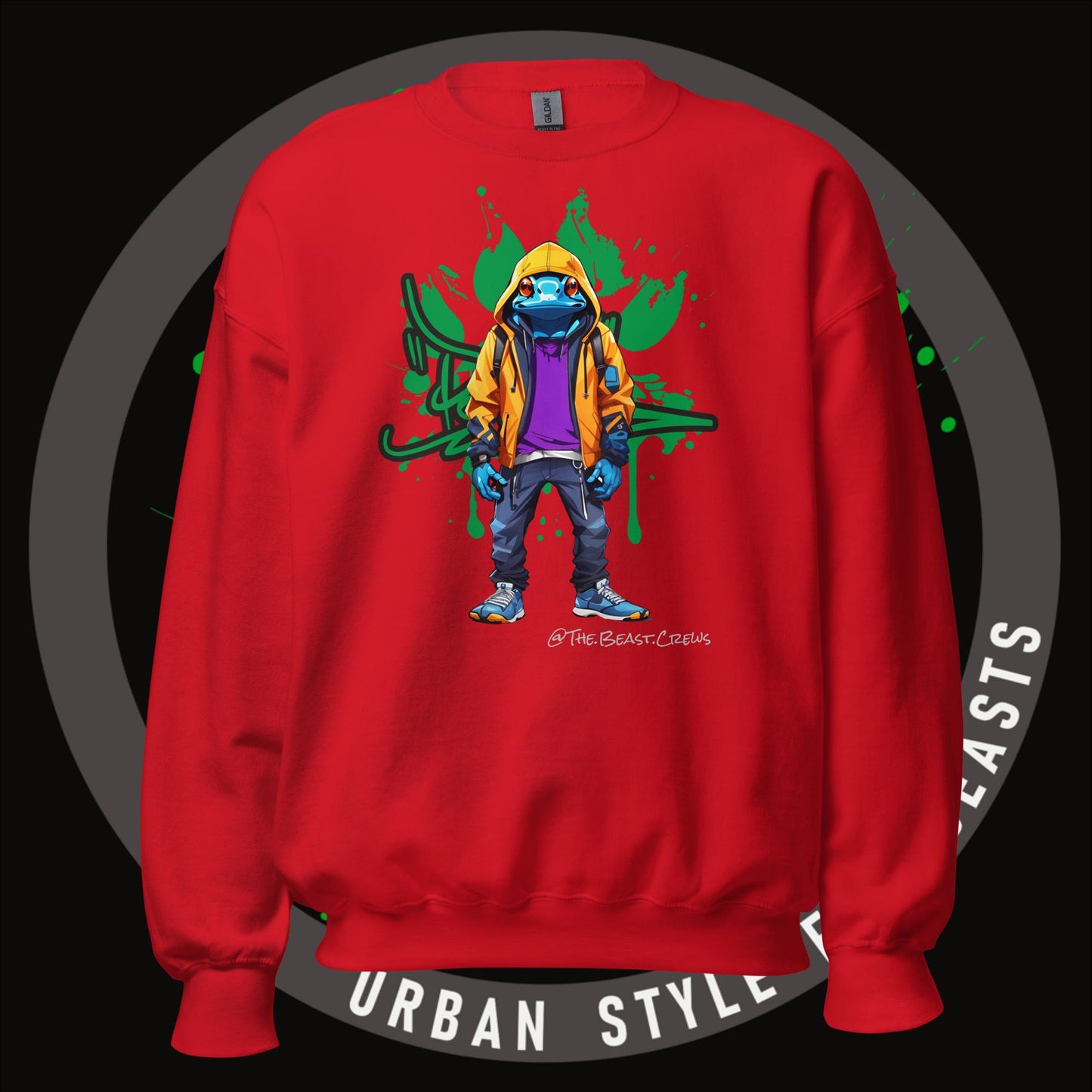 Poison Dart Frog Full Color - Unisex Sweatshirt