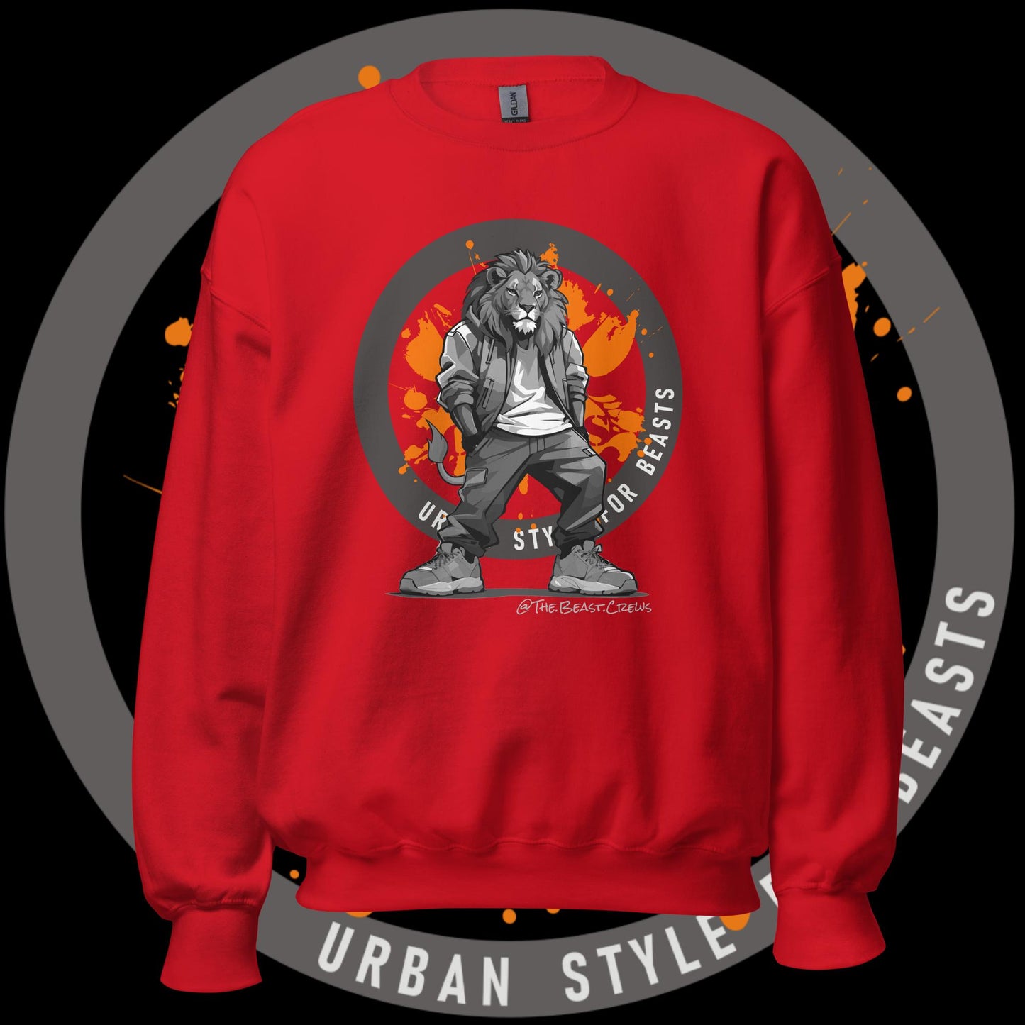 Lion Grayscale - Unisex Sweatshirt