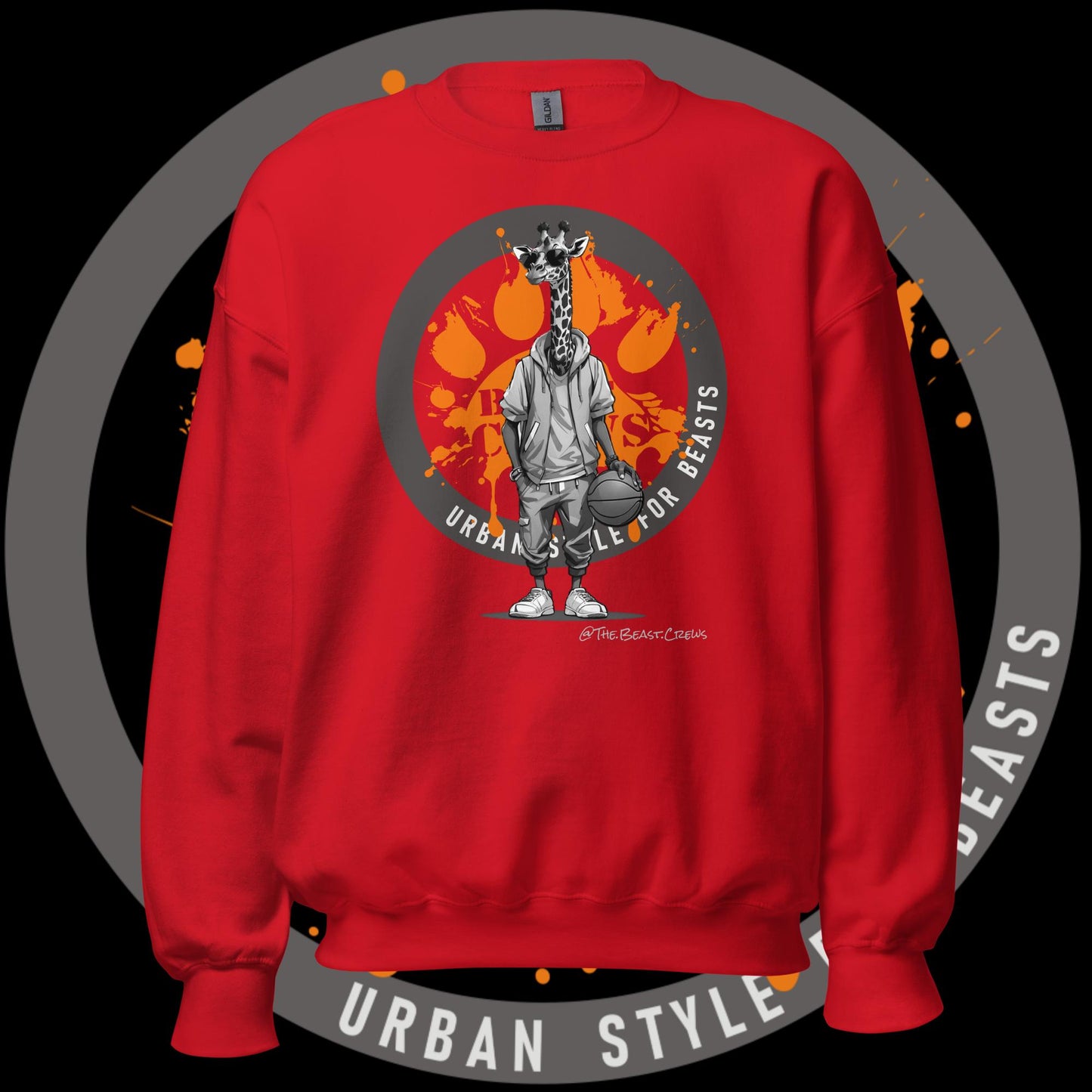 Giraffe Grayscale - Unisex Sweatshirt