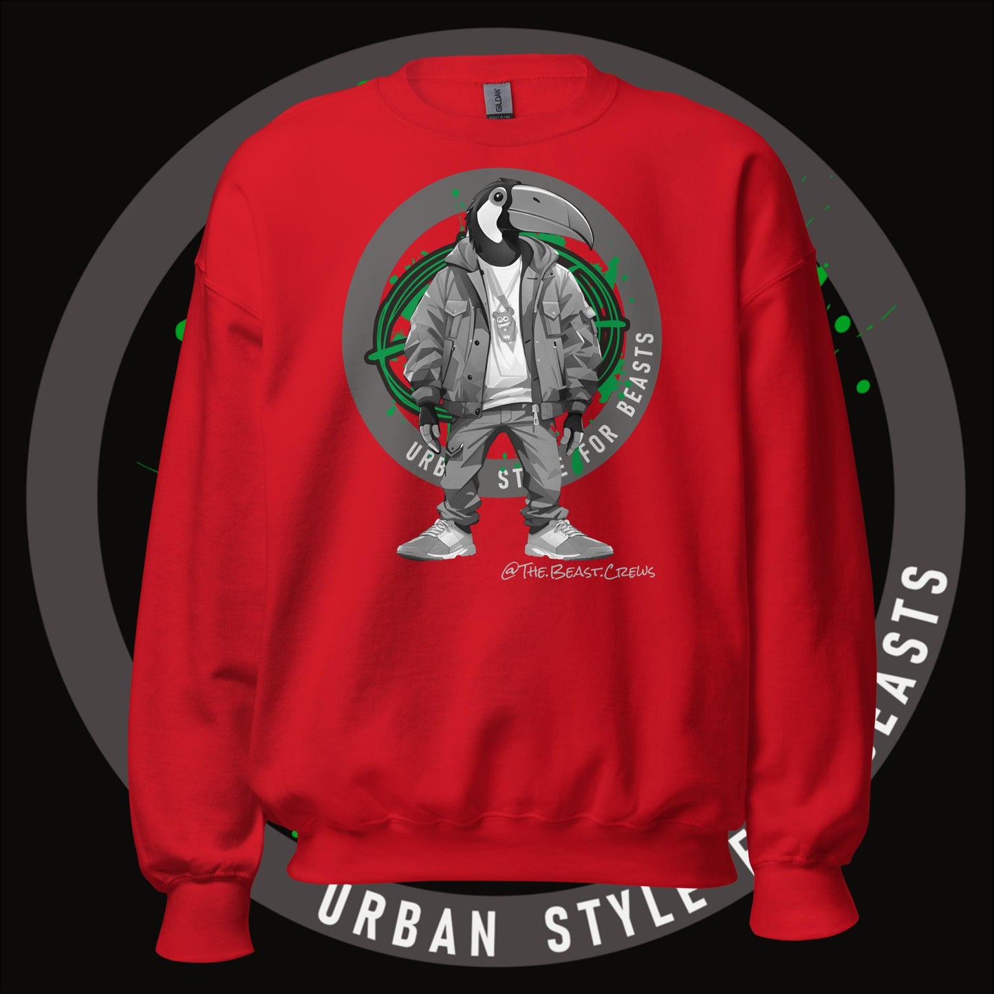 Toucan Grayscale - Unisex Sweatshirt