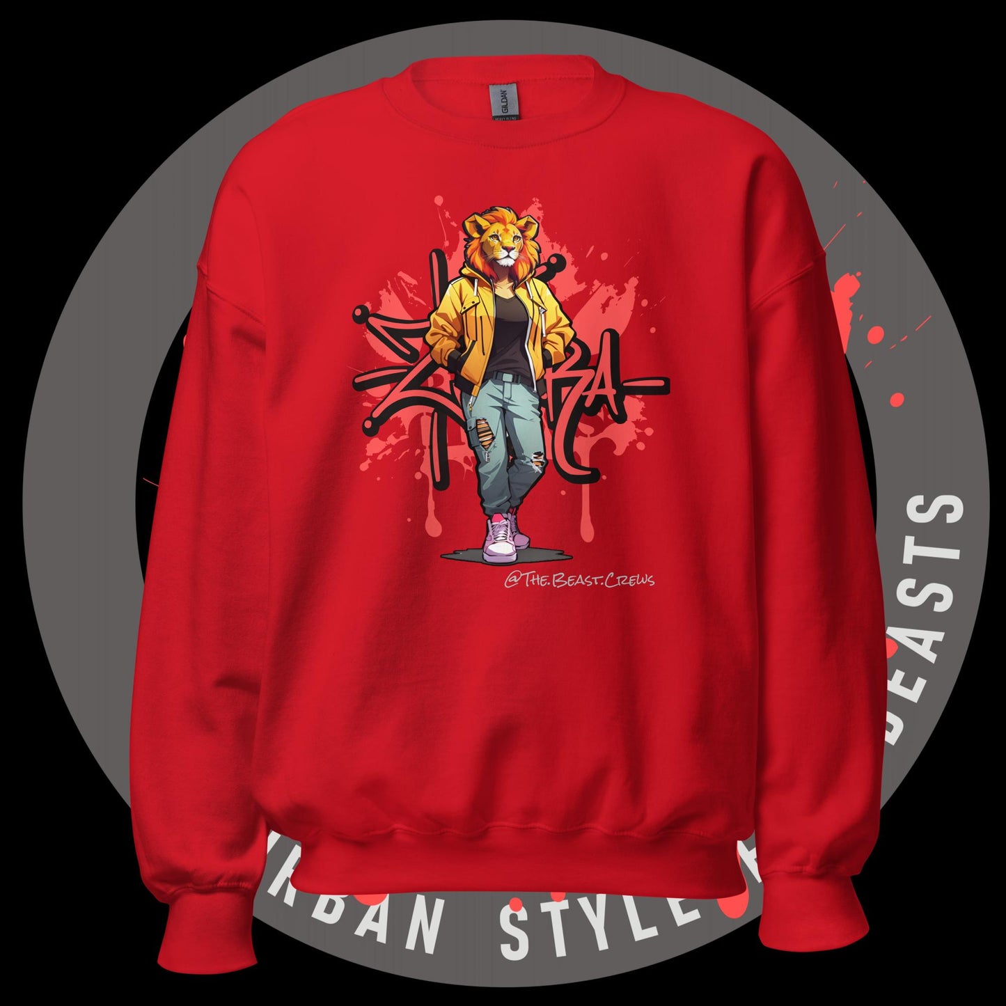 Liones Queen Full Color - Unisex Sweatshirt