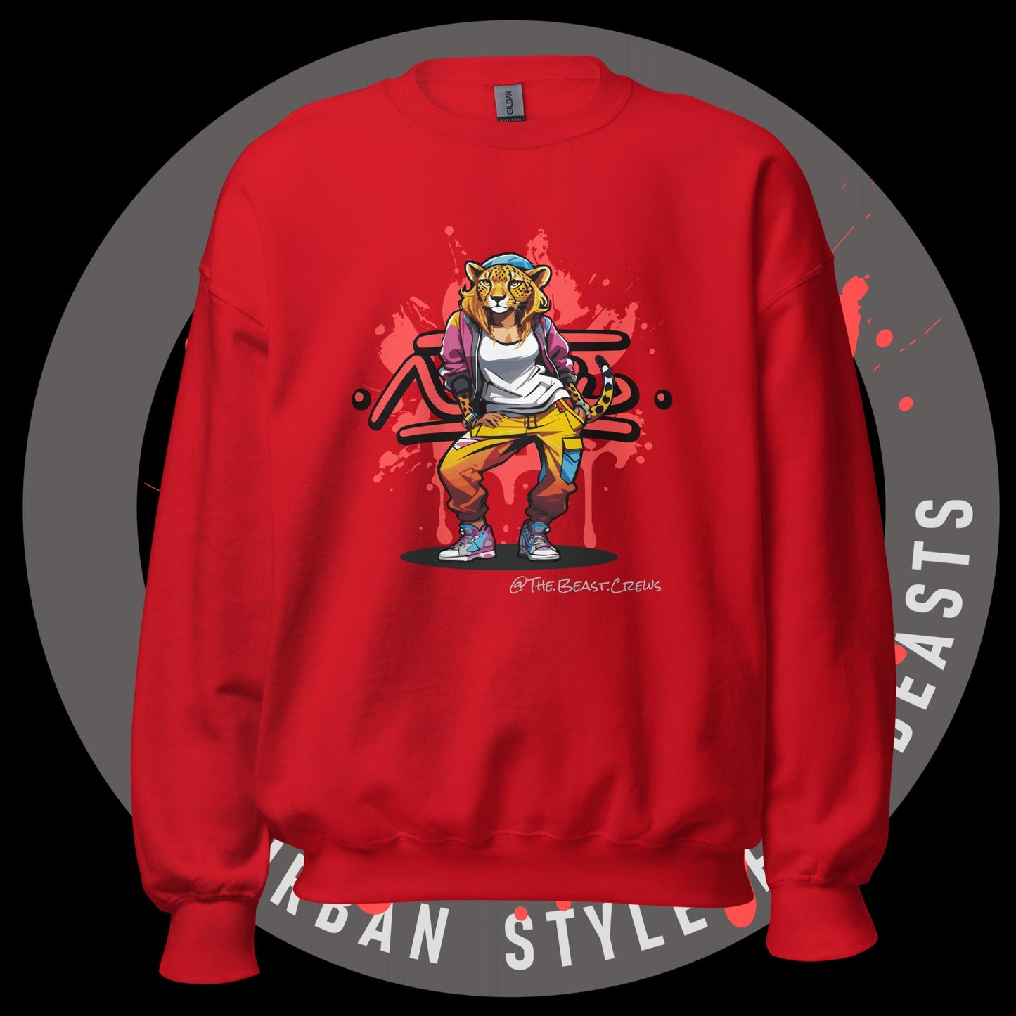 Cheetah Queen Full Color - Unisex Sweatshirt