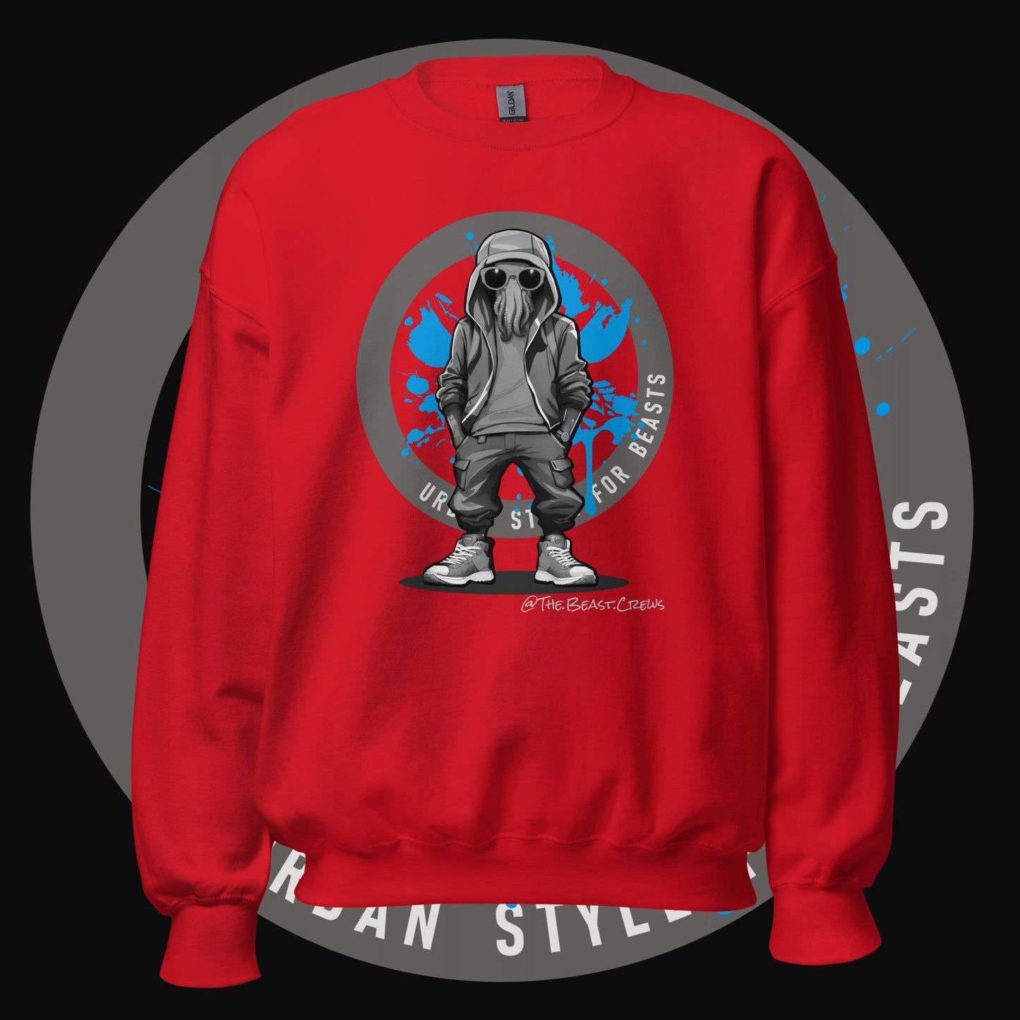 Octopus Grayscale - Unisex Sweatshirt