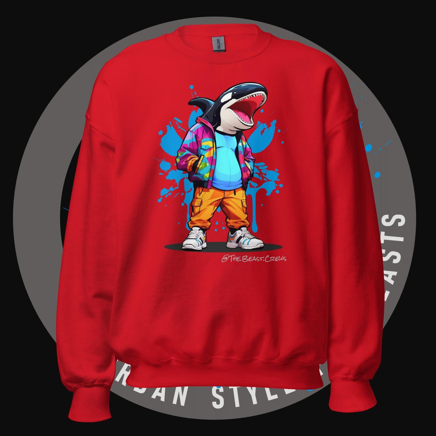 Killer Whale Color - Unisex Sweatshirt