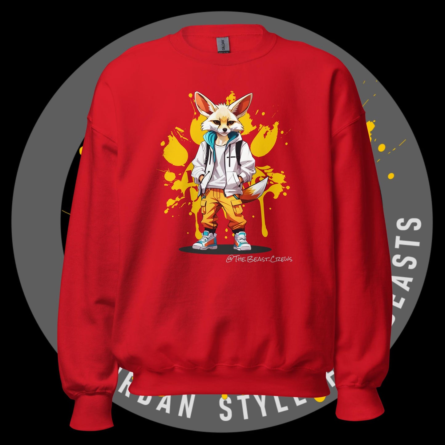 Unisex Sweatshirt - Fenec Fox