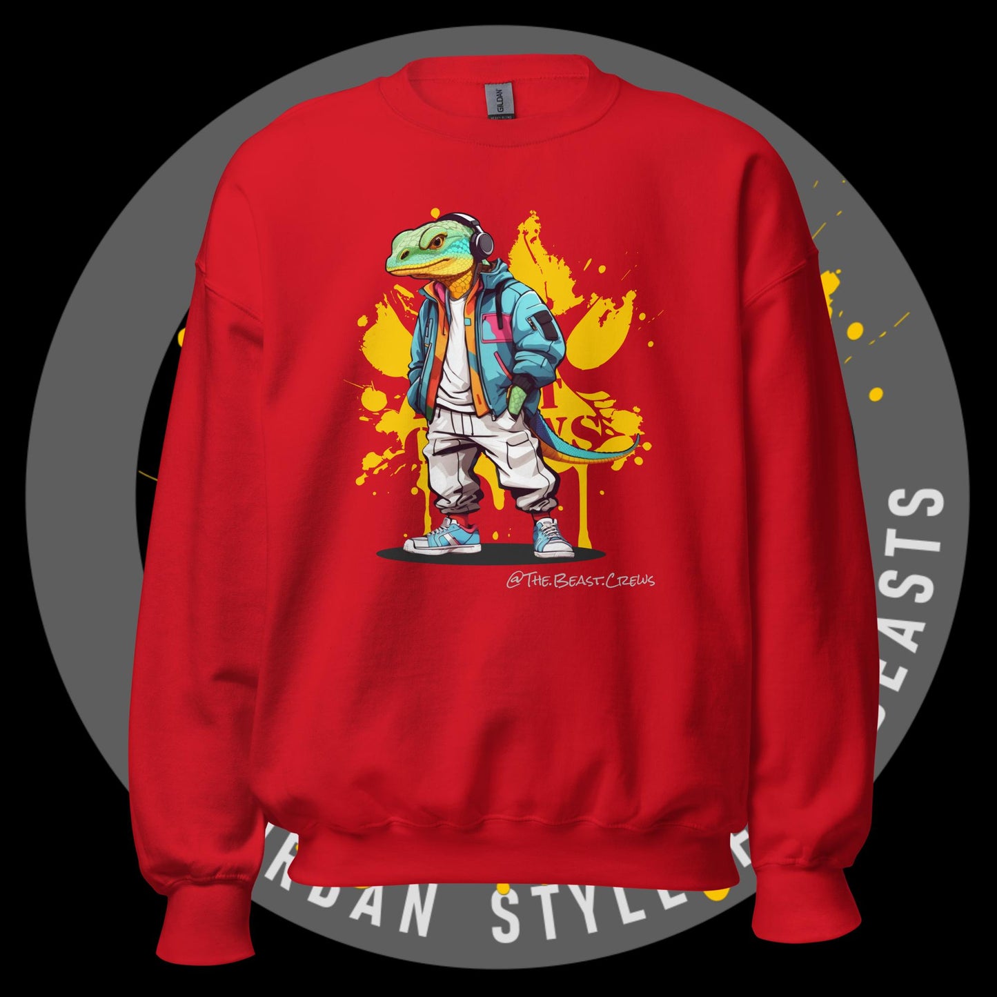 Unisex Sweatshirt - Monitor Lizard