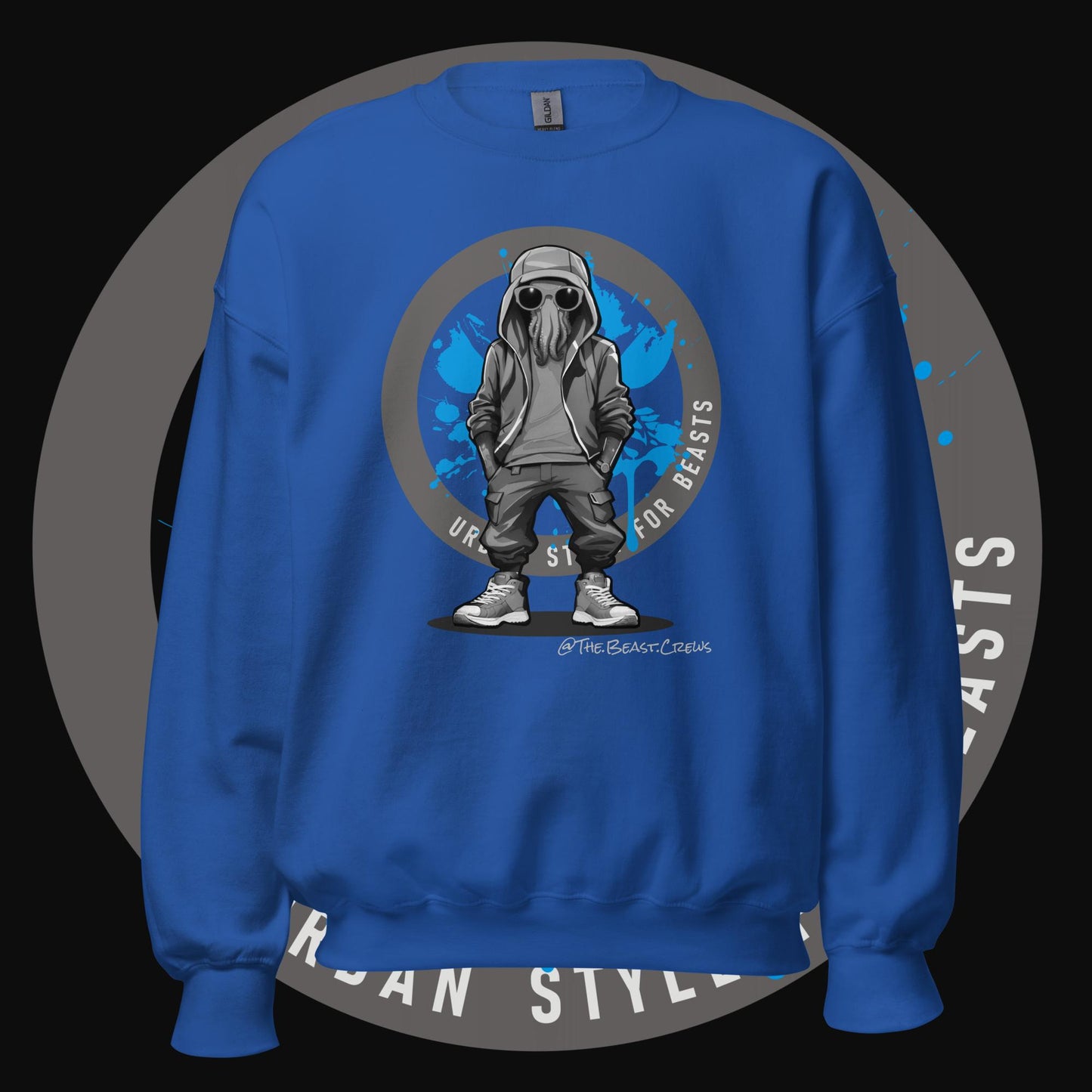 Octopus Grayscale - Unisex Sweatshirt