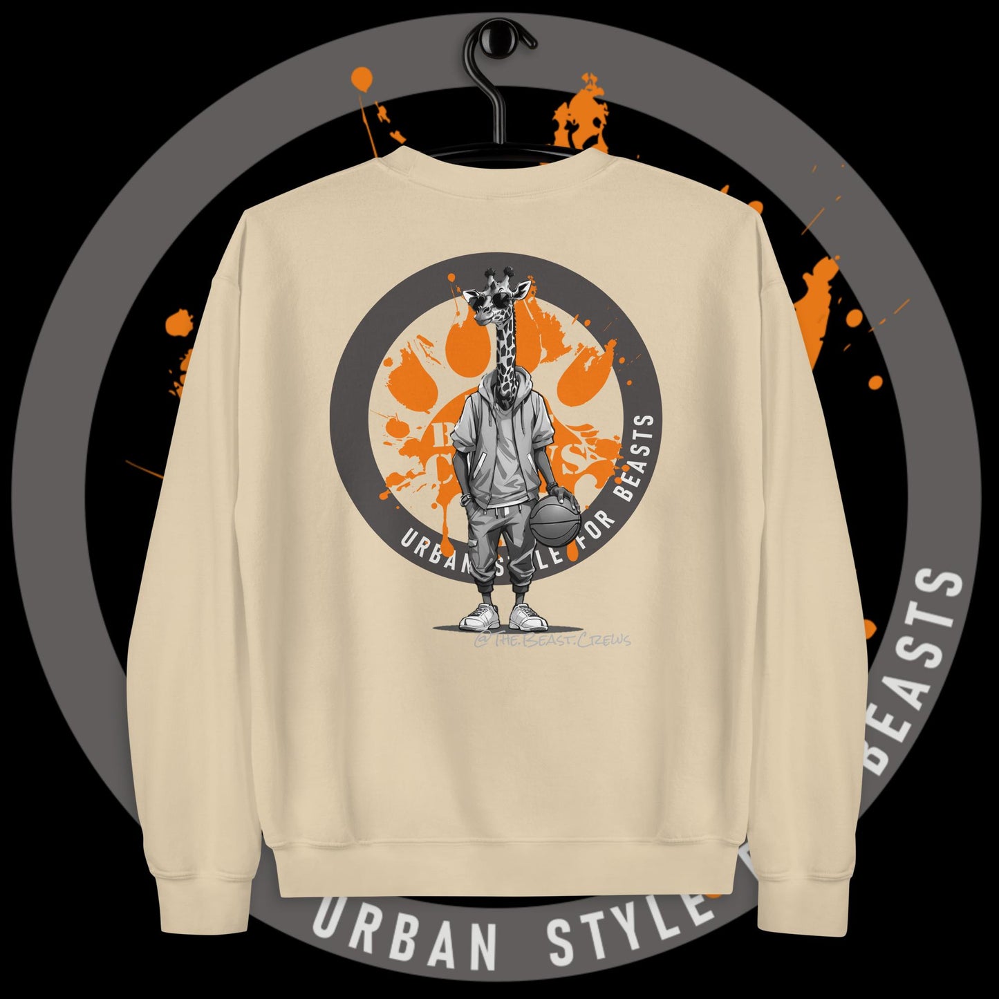Giraffe One Color - Unisex Sweatshirt