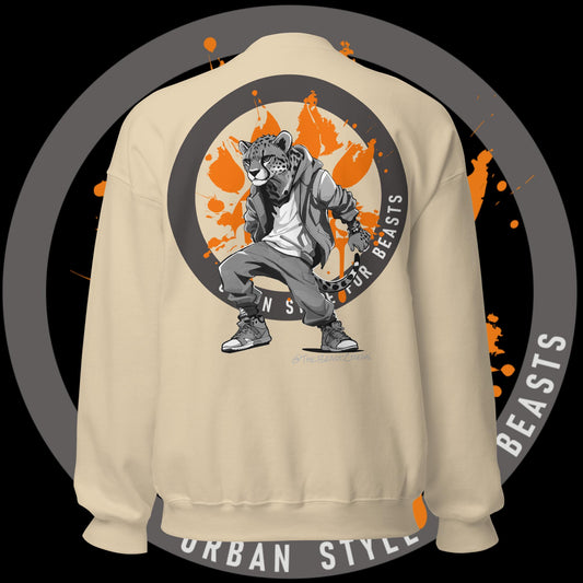Cheetah Grayscale - Unisex Sweatshirt