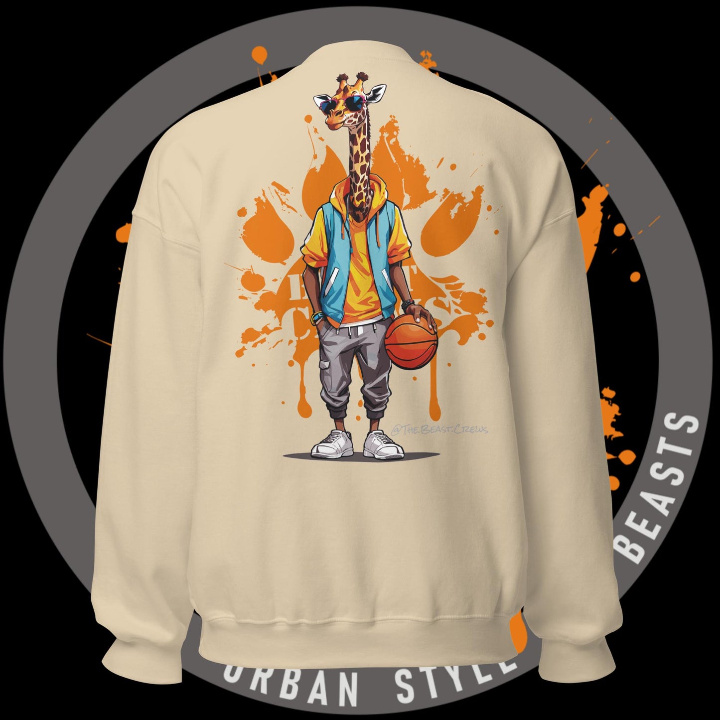 Giraffe Full Color - Unisex Sweatshirt
