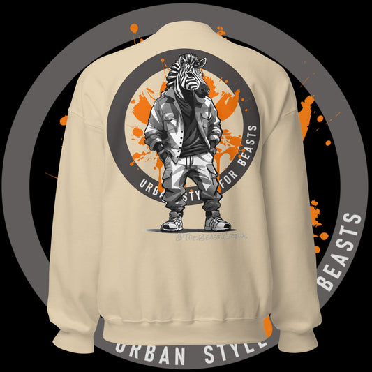 Zebra Grayscale - Unisex Sweatshirt