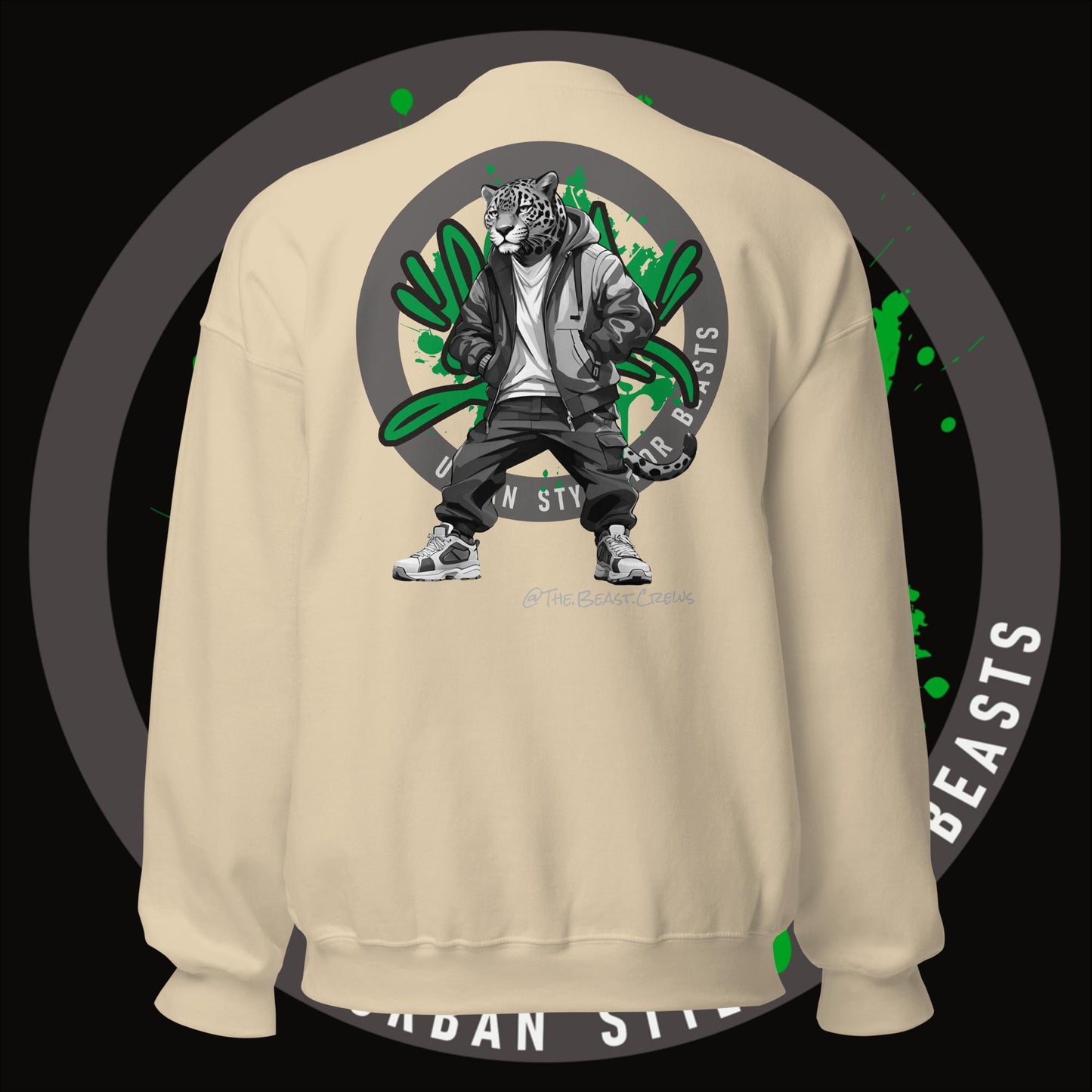 Jaguar Grayscale - Unisex Sweatshirt