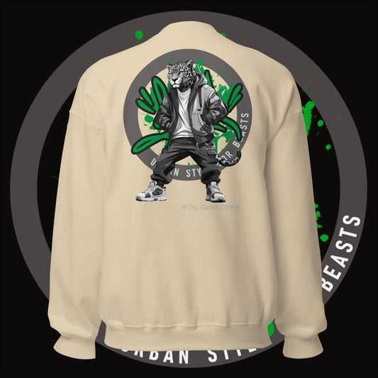 Jaguar Grayscale - Unisex Sweatshirt