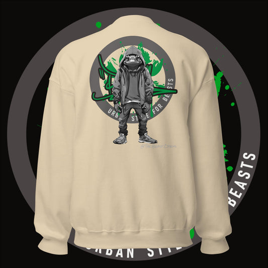 Poison Dart Frog Grayscale - Unisex Sweatshirt