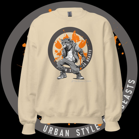 Cheetah Grayscale - Unisex Sweatshirt