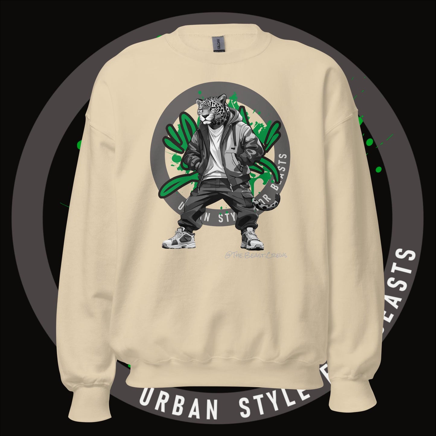 Jaguar Grayscale - Unisex Sweatshirt