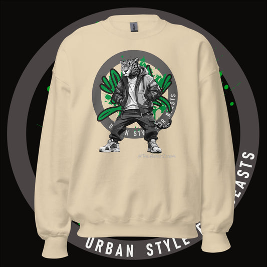 Jaguar Grayscale - Unisex Sweatshirt