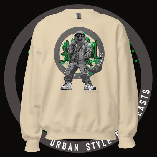 Howler Monkey Grayscale - Unisex Sweatshirt