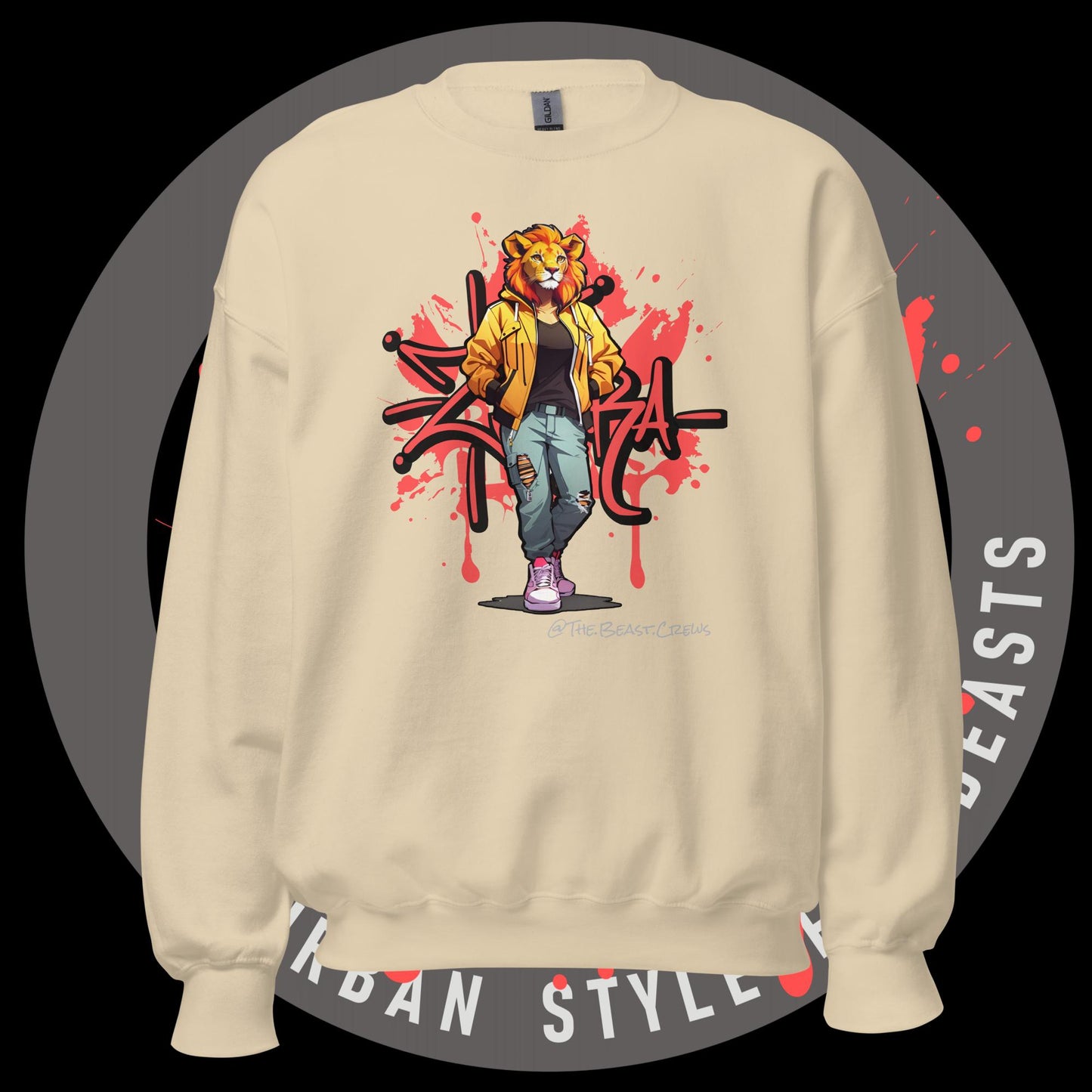 Liones Queen Full Color - Unisex Sweatshirt