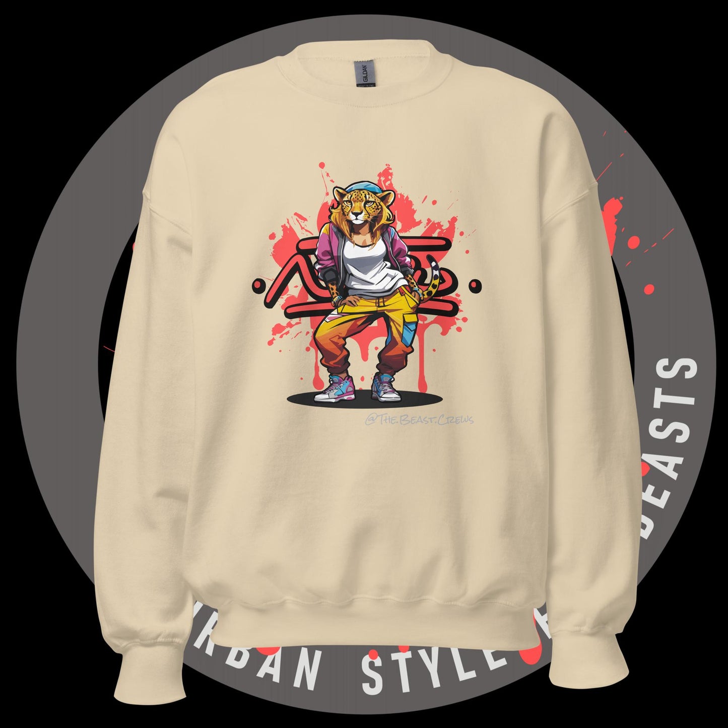 Cheetah Queen Full Color - Unisex Sweatshirt