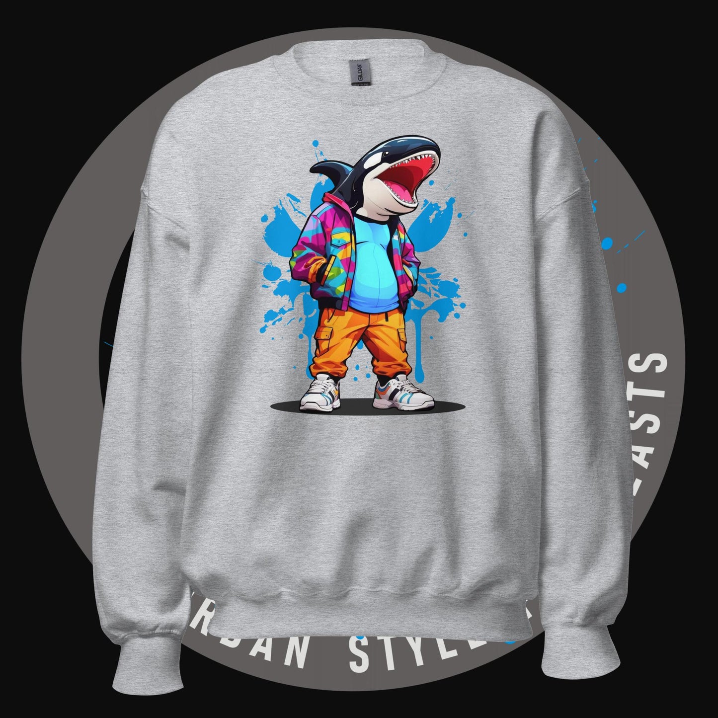 Killer Whale Color - Unisex Sweatshirt