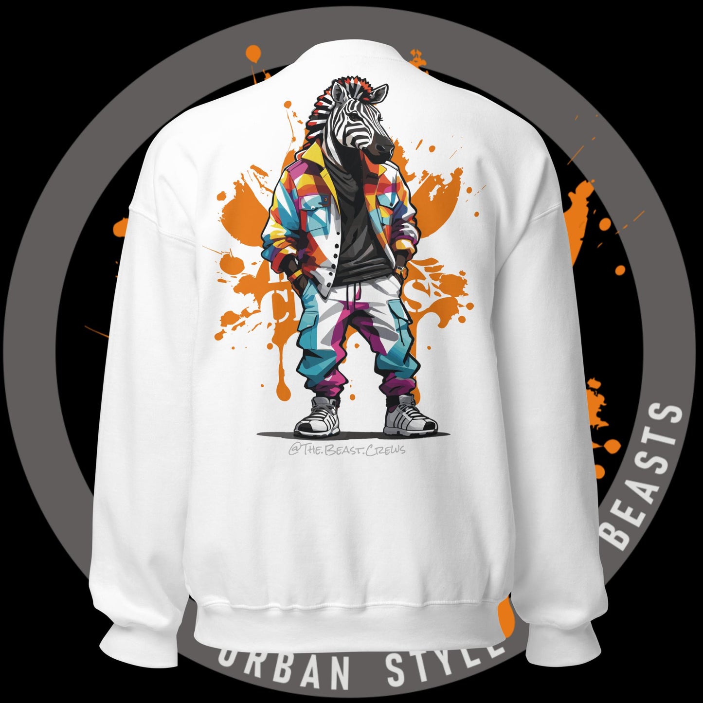 Zebra Full Color - Unisex Sweatshirt