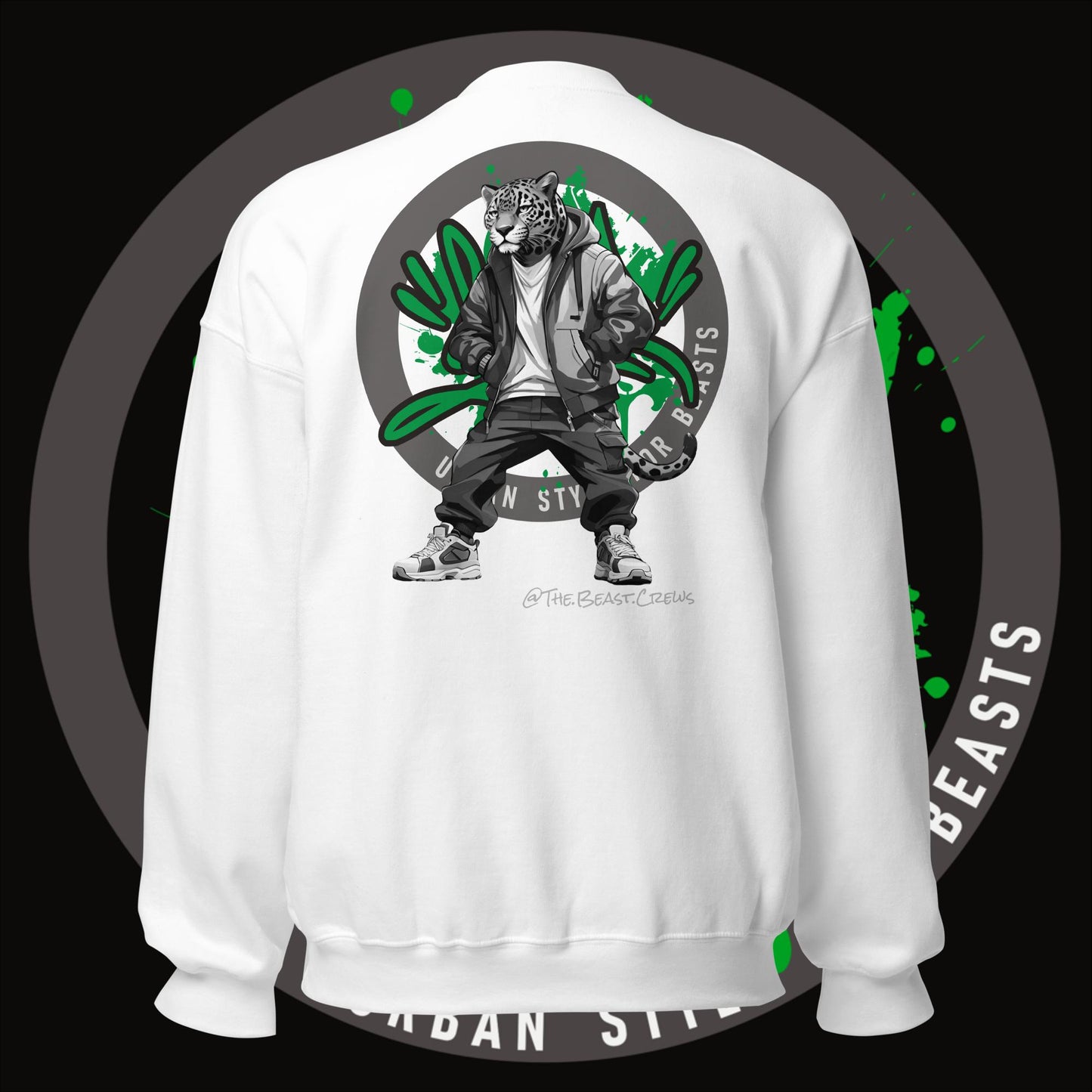 Jaguar Grayscale - Unisex Sweatshirt