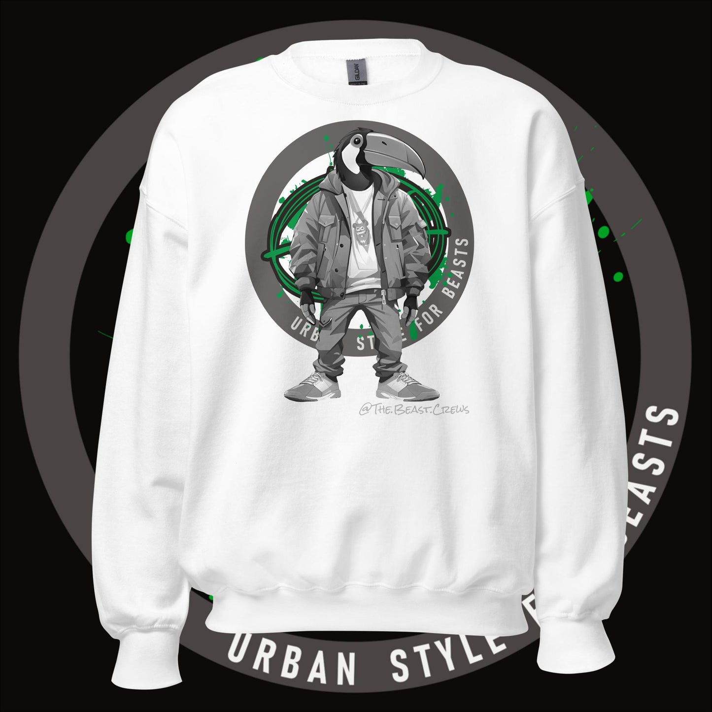 Toucan Grayscale - Unisex Sweatshirt