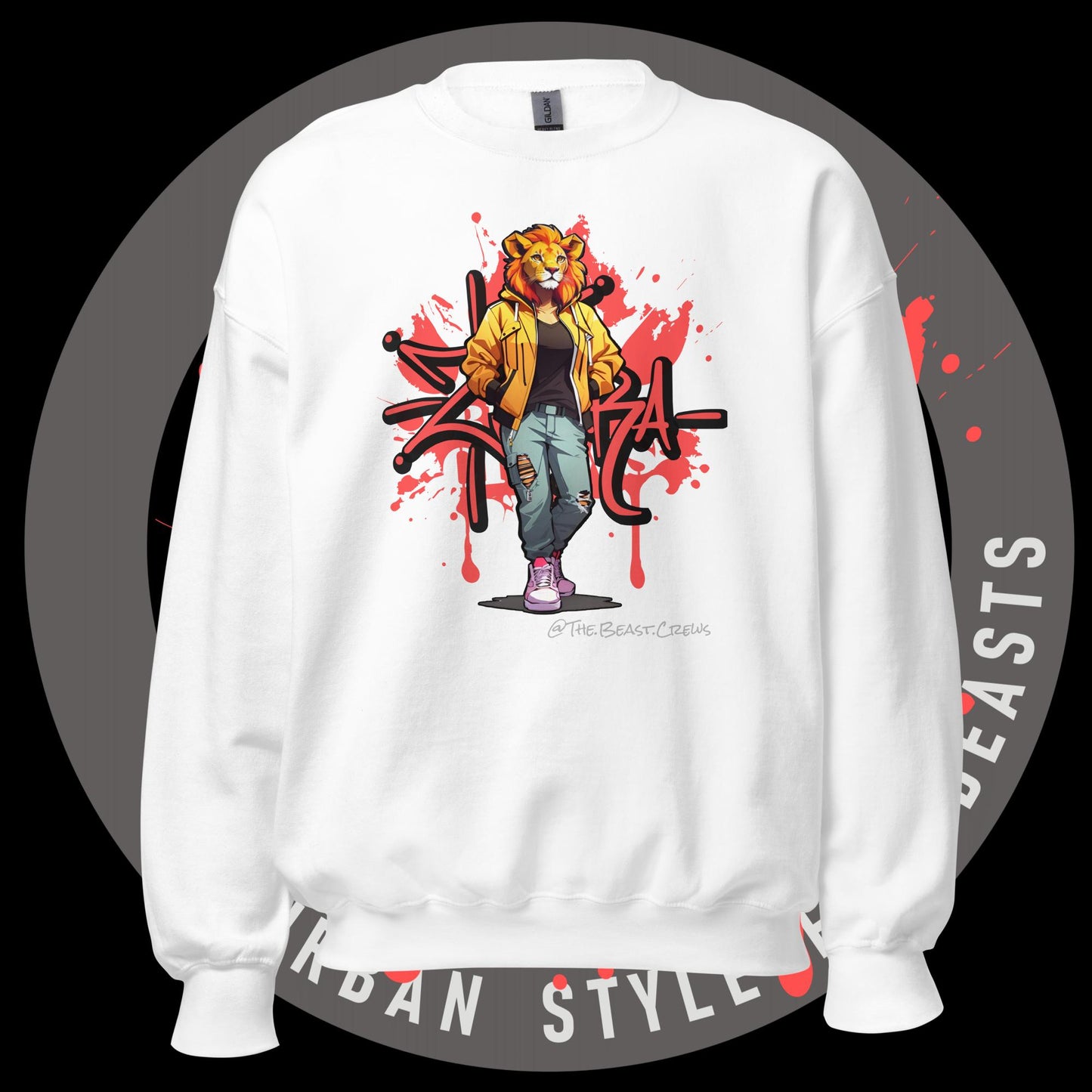 Liones Queen Full Color - Unisex Sweatshirt