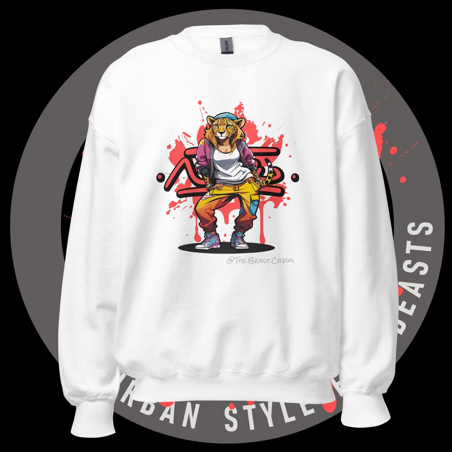 Cheetah Queen Full Color - Unisex Sweatshirt